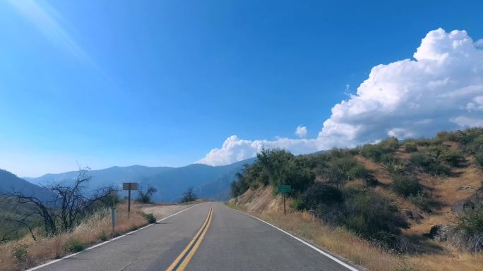 VR跑步公路实景视频