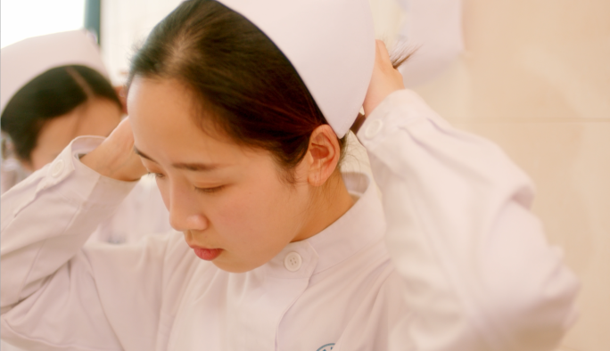 护士节美丽的白衣天使4K护理学院