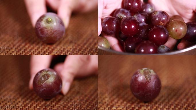 【镜头合集】制作果盘用的葡萄