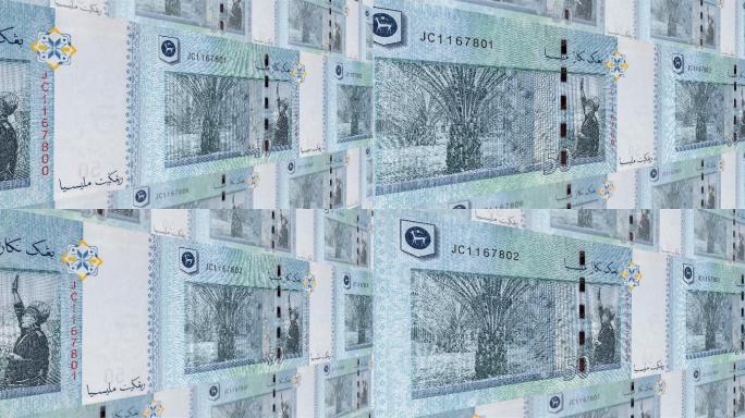 钞票国外纸钱视频素材全球危机