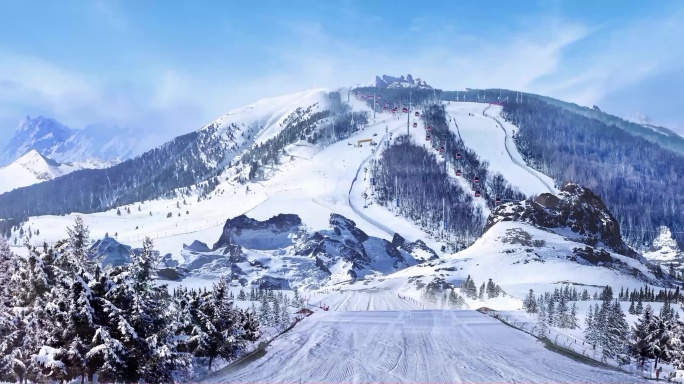 冬奥会 奥运会 滑雪场 山脉雪道