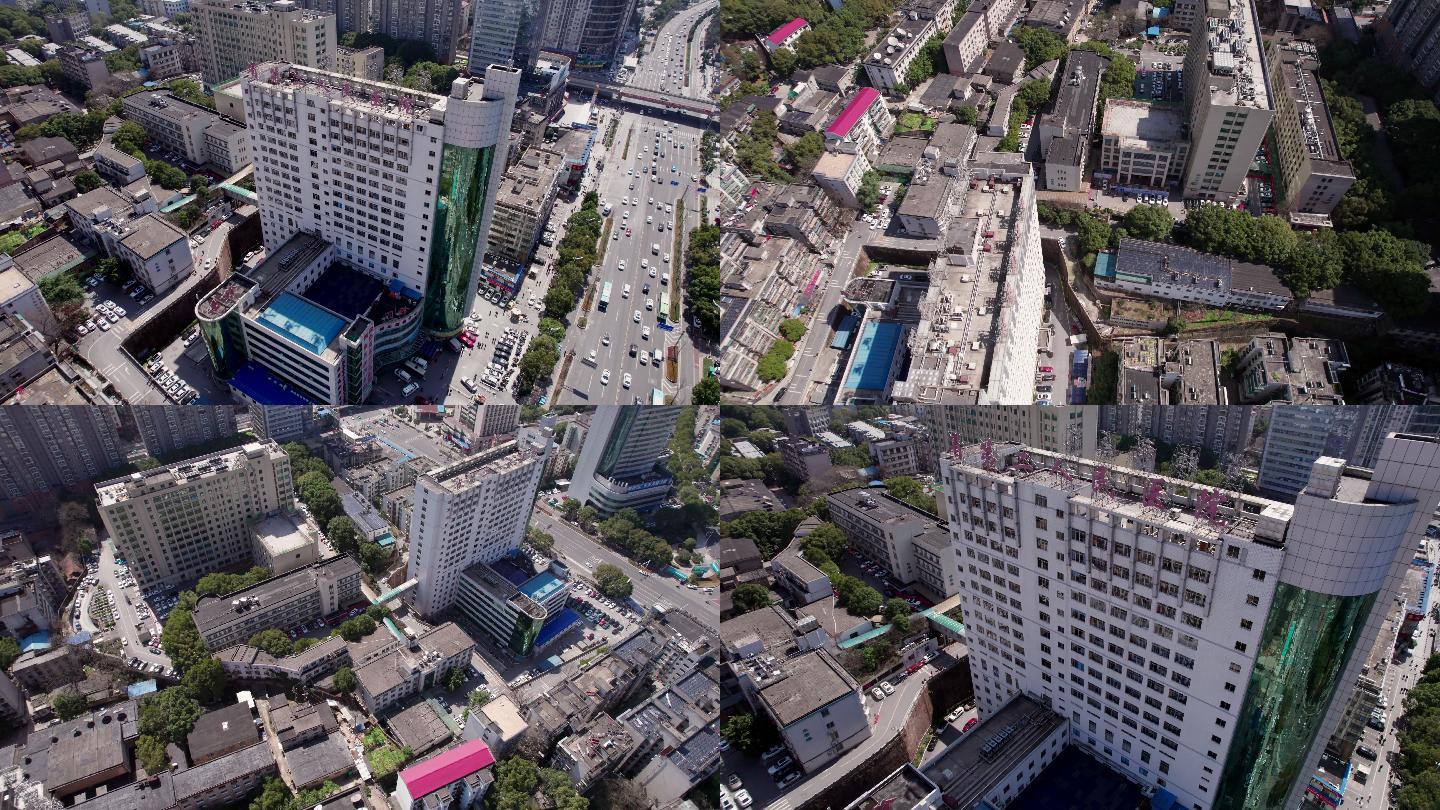 5.4K湖南省第二人民医院航拍空镜