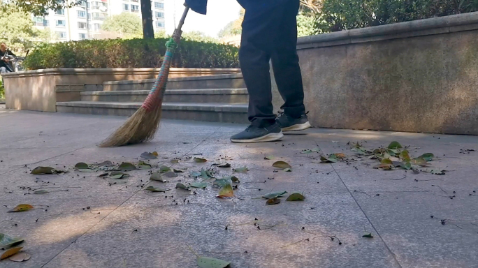 清扫落叶