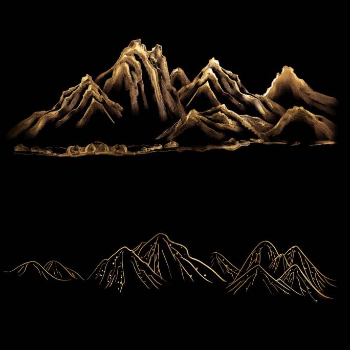 金山 3D流动光影山脉 【循环带通道】