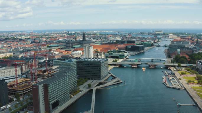 丹麦哥本哈根天际线
