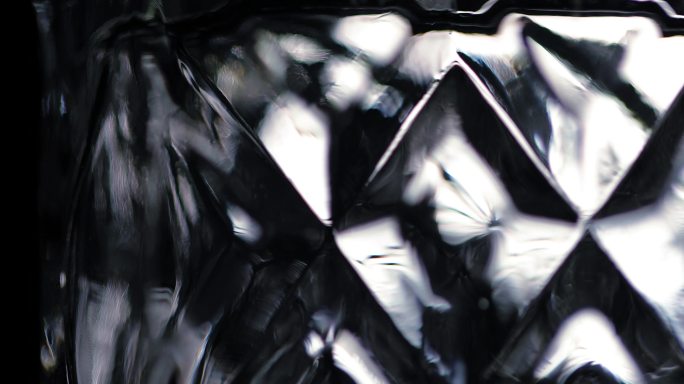水晶玻璃花纹反射折射光晕光斑光效晶莹剔透