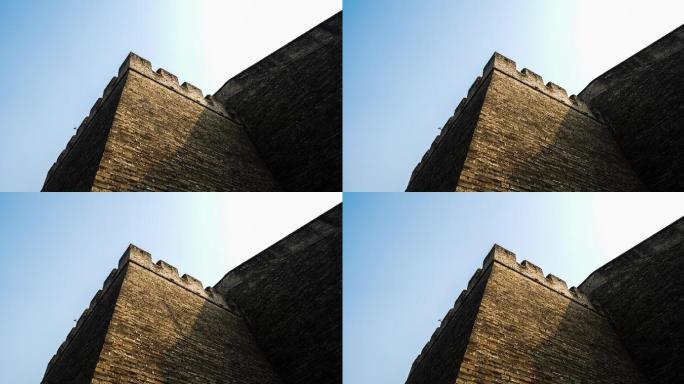 北京古观象台城墙影子变化