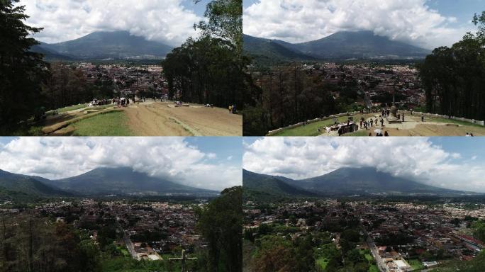 安提瓜危地马拉鸟瞰图
