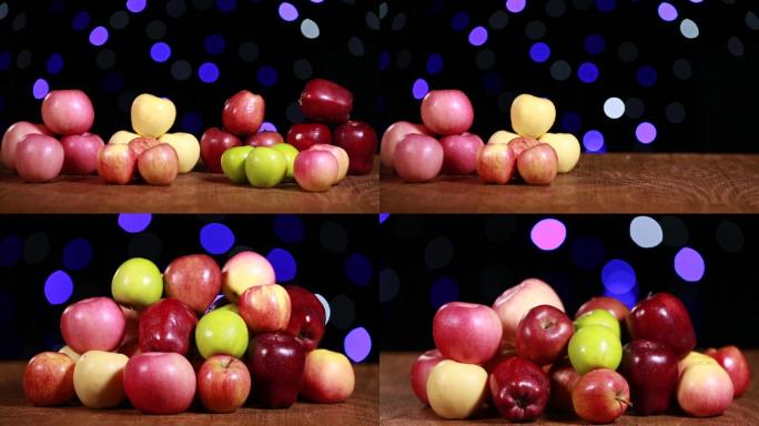 【镜头合集】五颜六色的各种苹