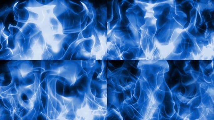 蓝色火焰动画冲击波法术魔法激光线火光能量