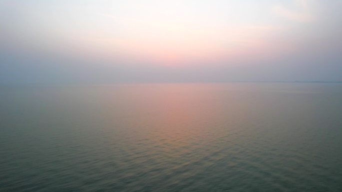 太湖落日美景
