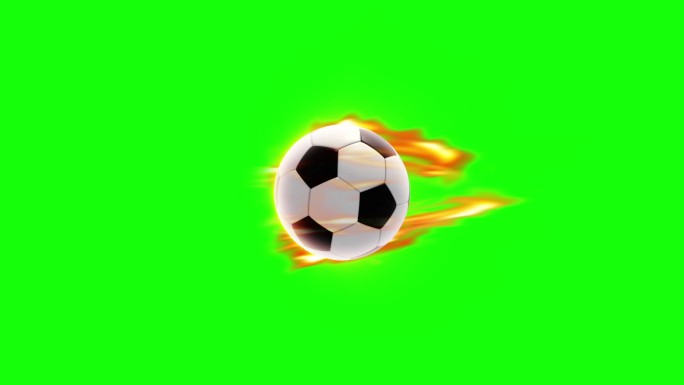 足球燃烧