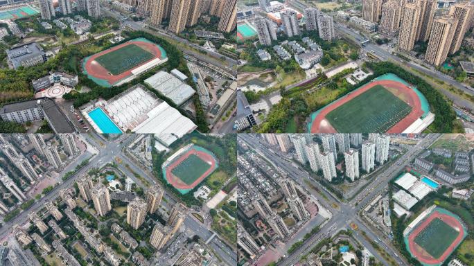 重庆城市管理职业学院疫情爆发航拍