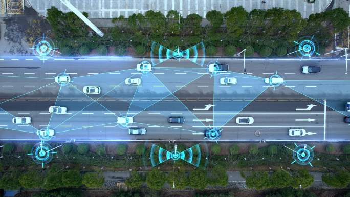 智慧交通科技城市AE模板