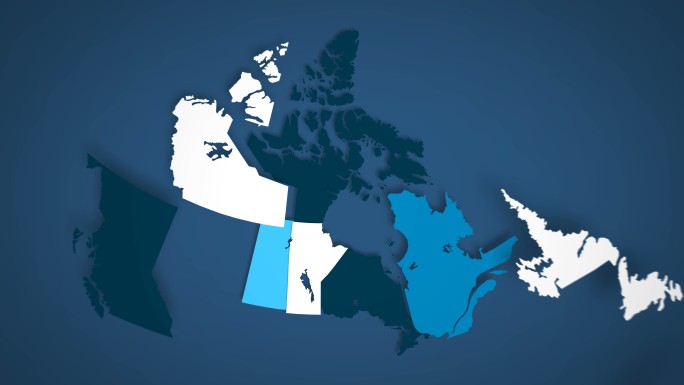 加拿大各省合并了加拿大地图北美洲各大洲