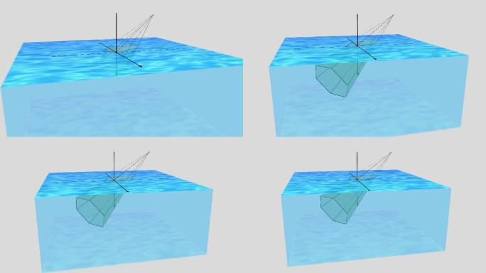 水立方模型水下探测
