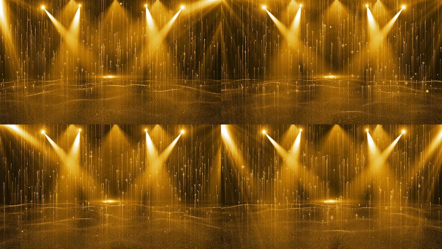 粒子光斑聚光灯光闪烁舞台背景