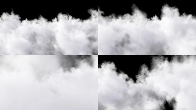穿过云朵动画云层大气层云朵