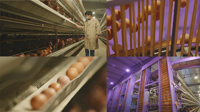 养鸡鸡蛋家禽养殖农业现代化