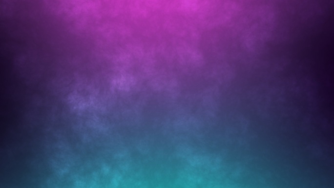 动态抽象雾背景。青紫蓝紫色调背景烟雾诡异