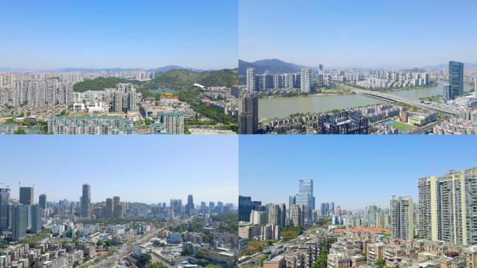 珠海市香洲区全景4K航拍（三分钟60帧）