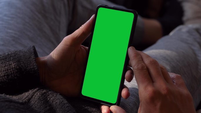 绿色屏幕的手机抠绿背景合成视频触屏手机