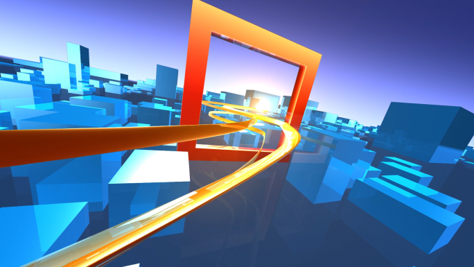 MAX+AE生活广角栏目片头视频模板