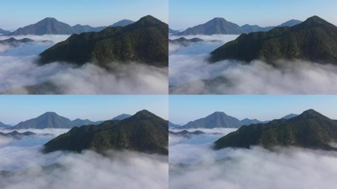 浙江温州诸暨五泄风景区云海