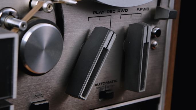 复古专业模拟盘对盘音频磁带录音机