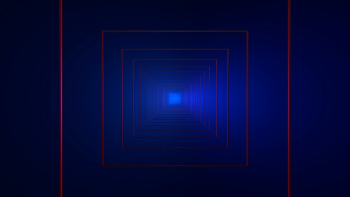 【4K时尚背景】蓝色晕影科幻时空赛博朋克