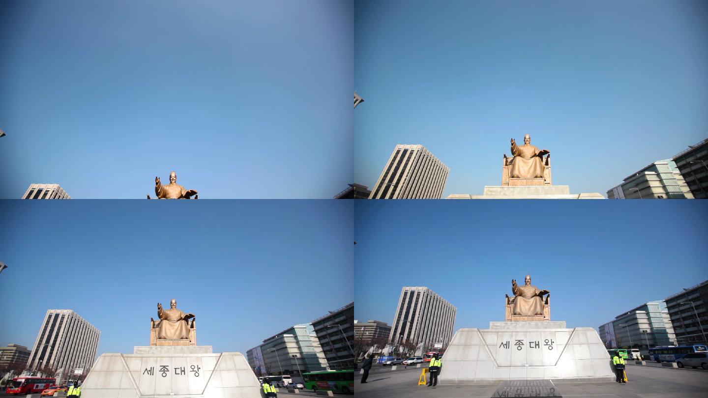 【超清韩国】漫步首尔光华门广场 近两年内重新开放 (1080P高清版) 2022.8_哔哩哔哩_bilibili