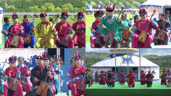 草原蒙古旅游区蒙古族盛装马头琴表演
