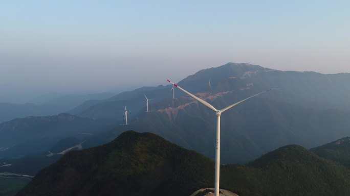 国家电网  新能源 风力发电 航拍 检修