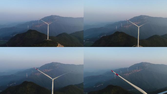 国家电网  新能源 风力发电 航拍 检修