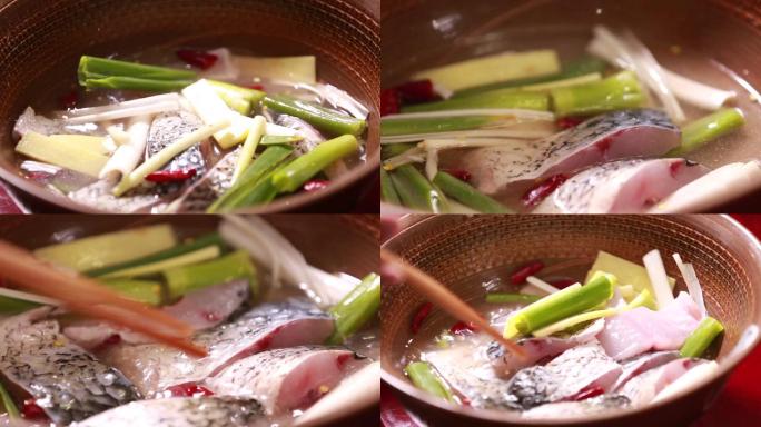 【镜头合集】厨师用葱姜水腌制~1