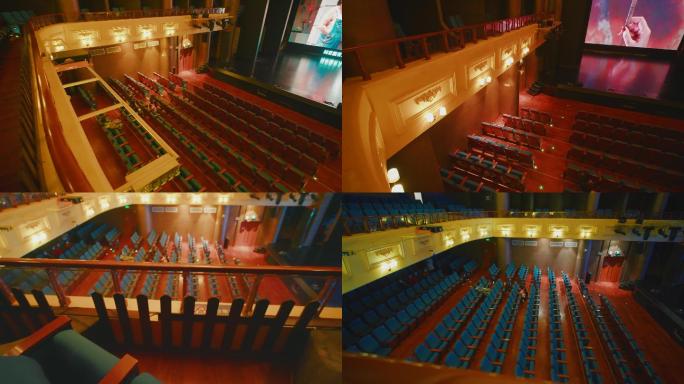 华谊兄弟电影院剧院二层座椅