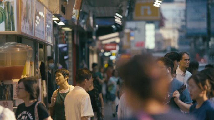 【合集】城市人流街道香港商业街