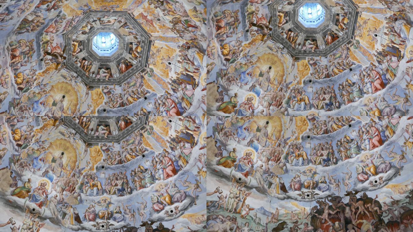 佛罗伦萨大教堂穹顶内的壁画