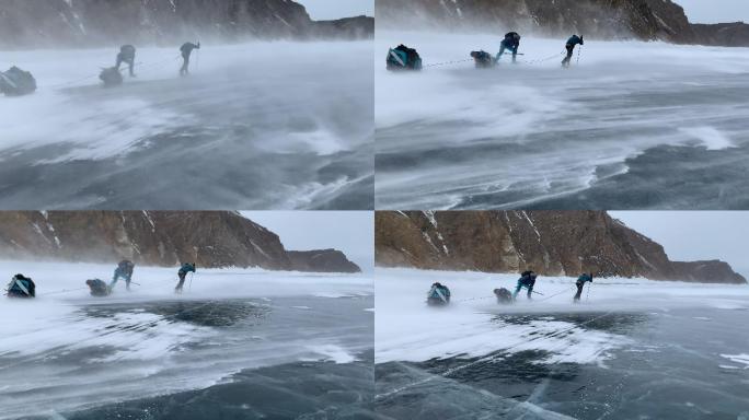 两名男子在徒步旅行中被飓风和暴风雪吹走