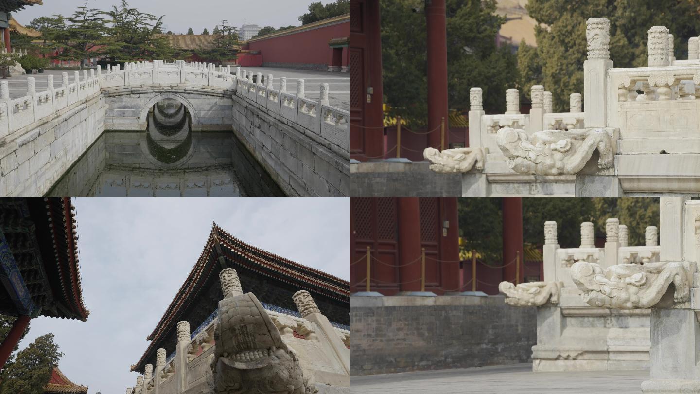 故宫太庙，古建筑，中国风空镜