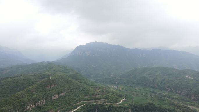 西安 山脉 大山 巍峨 高山 航拍