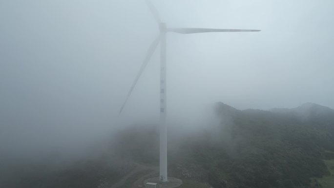 4K航拍贵州盘州老黑山风电厂