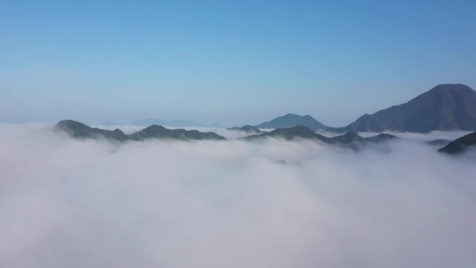 浙江温州诸暨五泄风景区云海