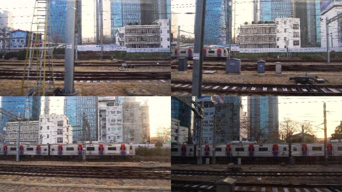 韩国首尔交通铁路火车站地铁轨道建设高铁站