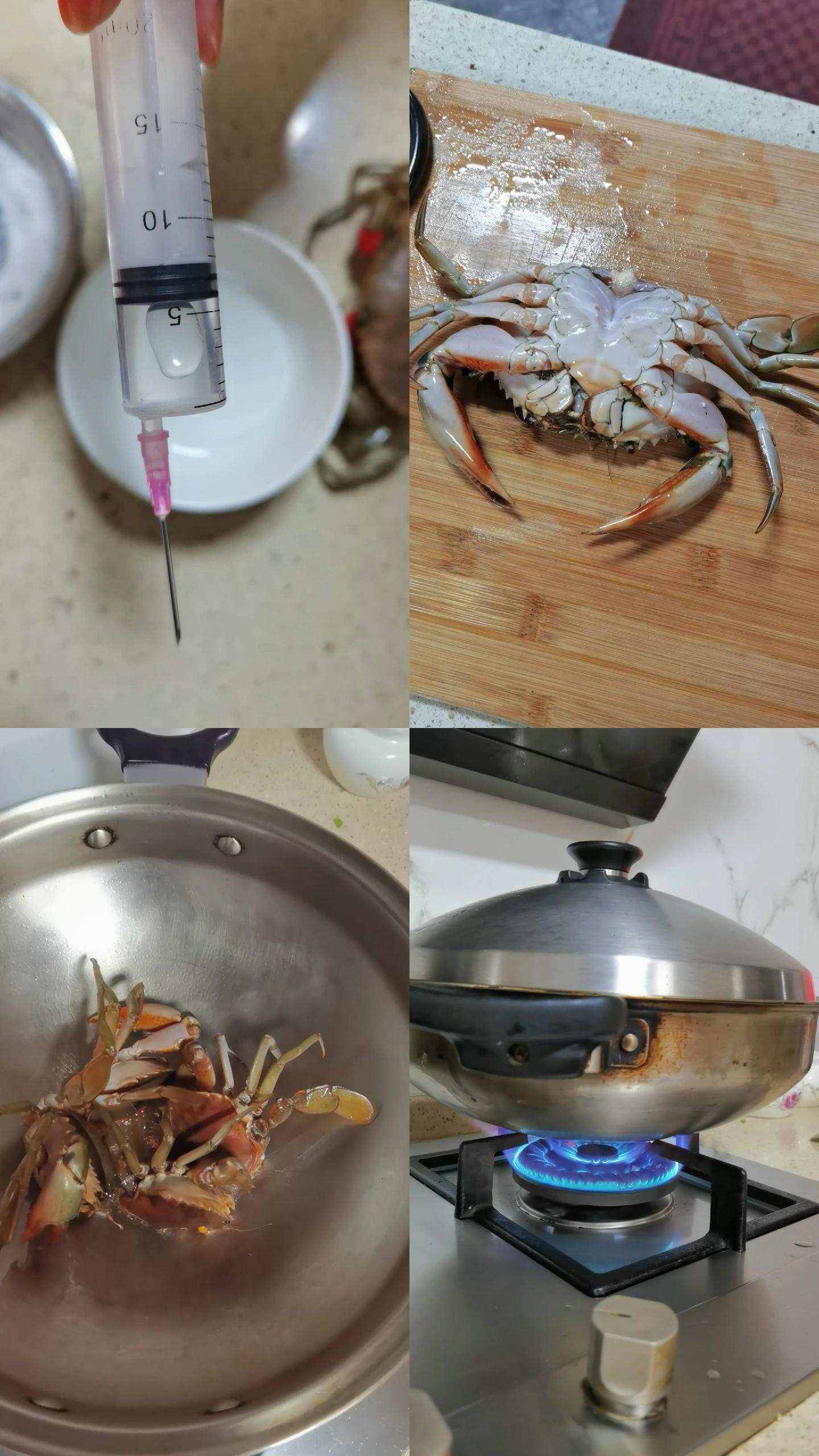 螃蟹 蒸螃蟹  熟螃蟹