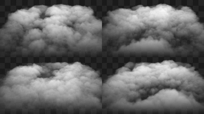 【Alpha通道】水墨云雾特效云彩云朵1