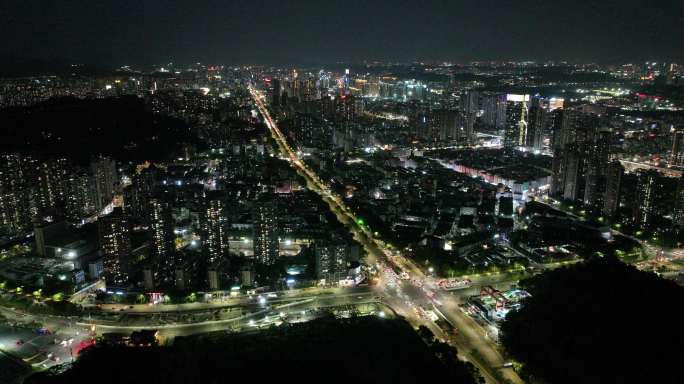 【4K正版素材】深圳龙岗中心城夜景