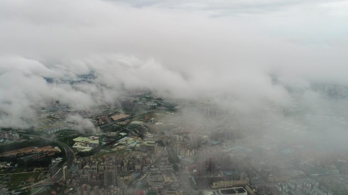 【正版原创】平流雾下的城市