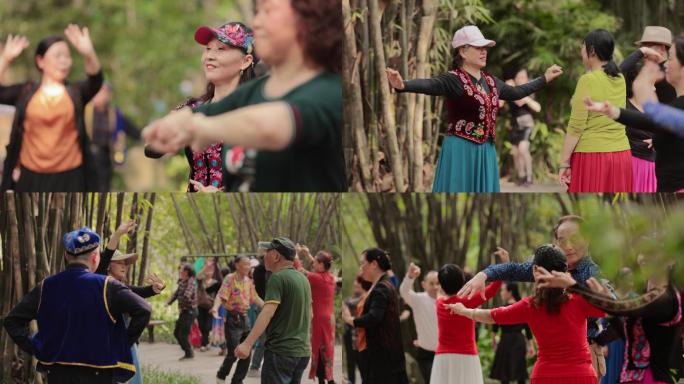 新疆舞老年娱乐