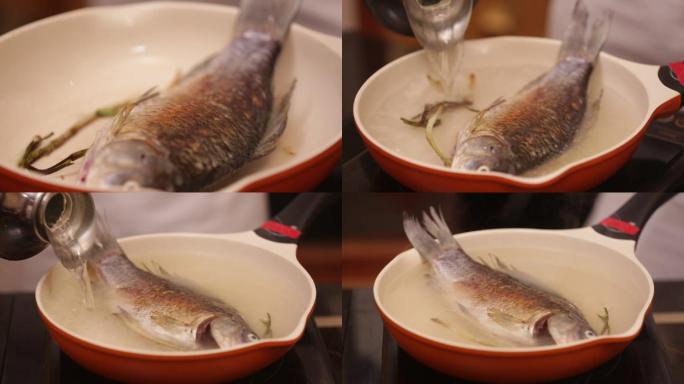 【镜头合集】煎鱼炖鱼汤 (9